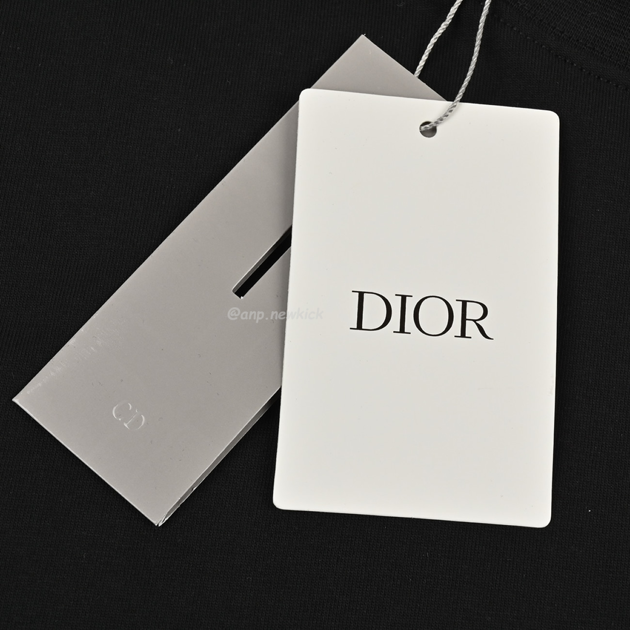 Dior Cd 3d Butterfly Letter Embroidered Pocket Short Sleeve T Shirt (6) - newkick.org
